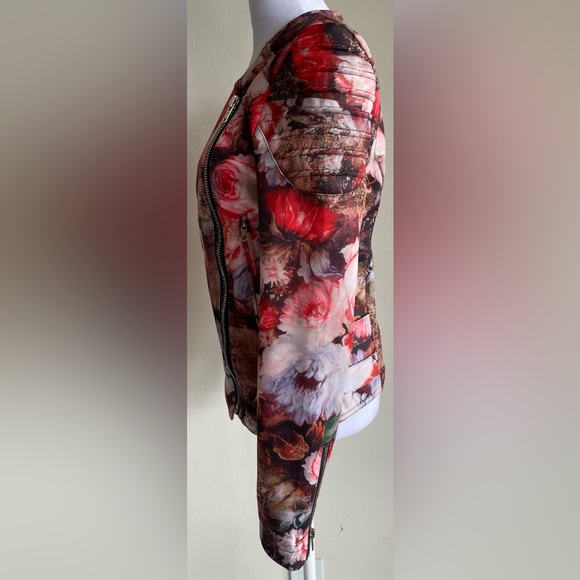 TOV HOLY G Inc ZIP FRONT MOTORCYCLE STYLE JACKET SZ 40 - Picture 6 of 12